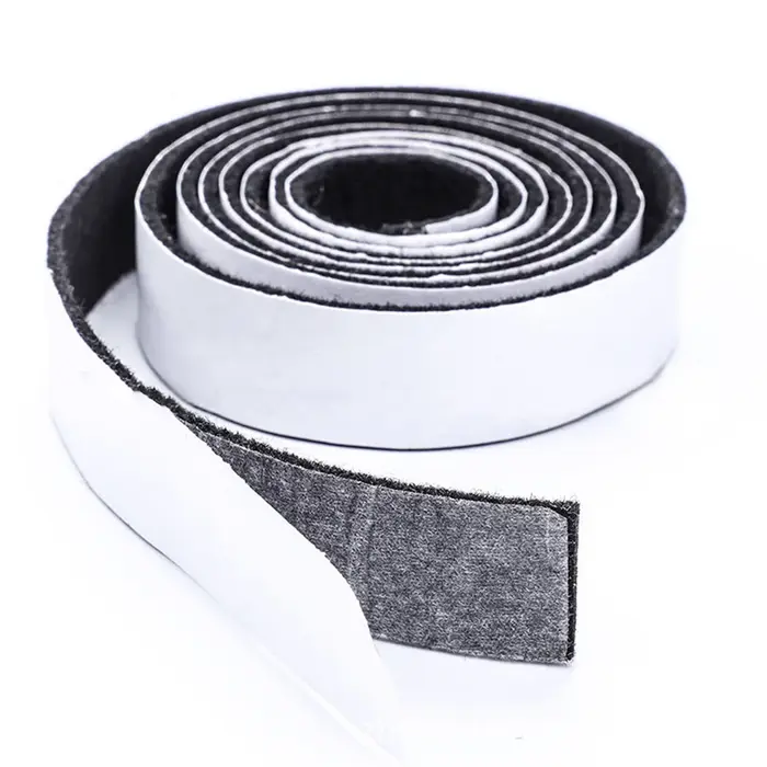 Bande de feutre silencieuse, robuste, 4cm, noir et gris, rouleau de matériel pour Surfaces dures, me