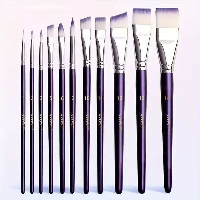 Ensemble de pinceaux de peinture professionnels