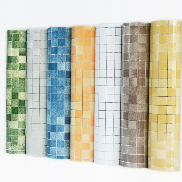 Autocollant mural imperméable pour salle de bain