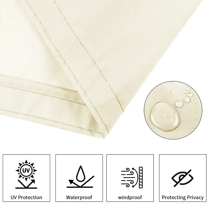 Bâche de protection imperméable pour clôture
