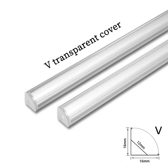 Profilé en aluminium pour bande LED encastrée
