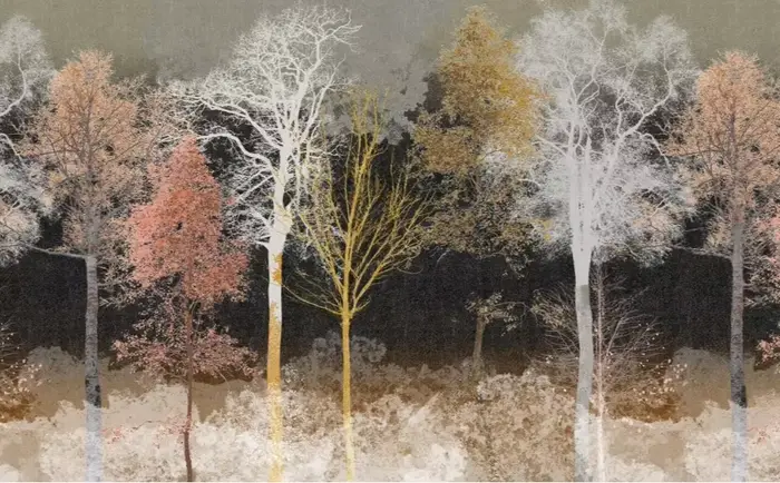 Papier peint mural HD sur mesure, forêt de bouleaux, décoration de la maison, salon, chambre à couch
