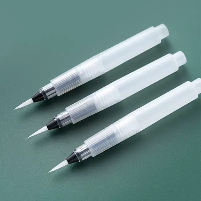 Ensemble de 3 stylos à eau rechargeables, pinceau en nylon, stylo à encre aquarelle pour peinture, r