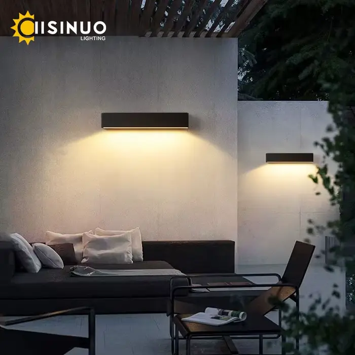 Applique Murale LED en Aluminium Imperméable Conforme à la Norme IP65
