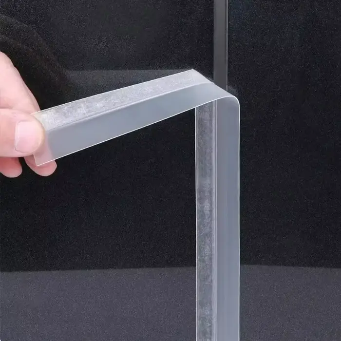 Bande d'étanchéité transparente pare-vent pour balcon, fenêtre coulissante, 5m