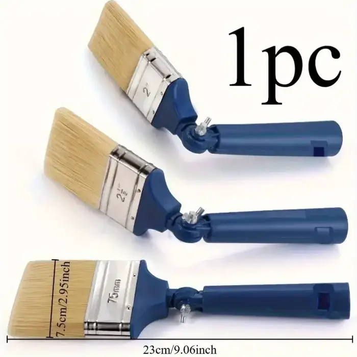 Pinceau réglable tout Angle, brosse en poils de porc, brosse de peinture murale pour peinture au Lat