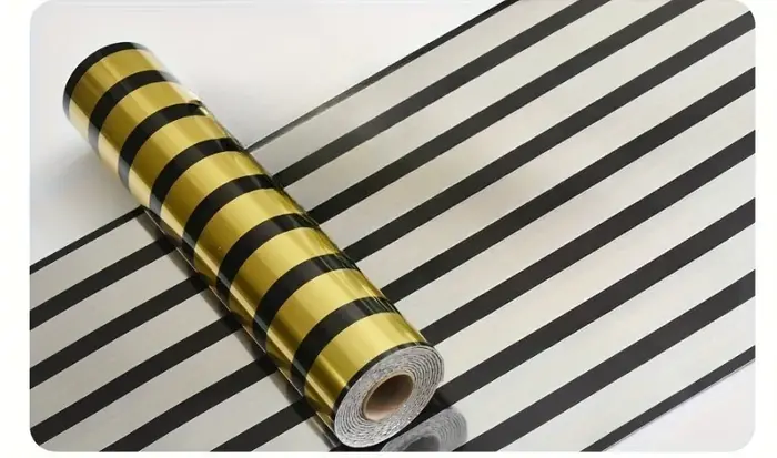 1/2/3 Rouleaux de 300 cm x 40 cm Panneaux Muraux Auto-adhésifs Grand Rouleau Luxe Effet Miroir Gaufré et Grille Métallique Autocollant Mural DIY pour Fond TV