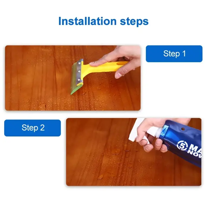 Film de protection adhésif pour table