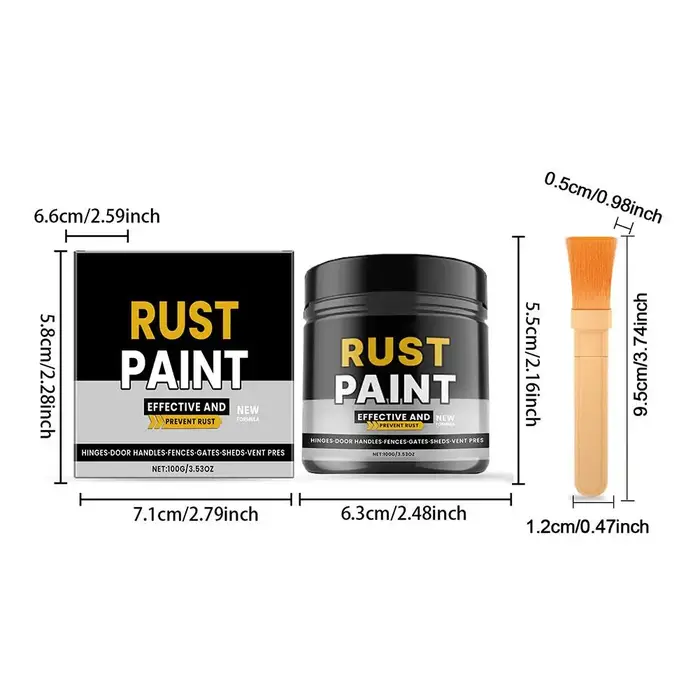 Peinture grise antirouille pour métal