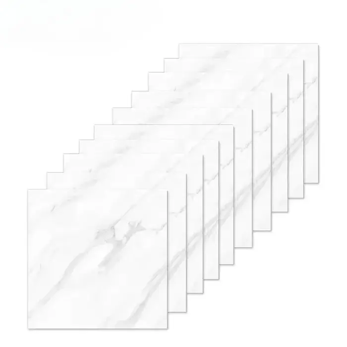 Autocollant de décoration murale de carrelage en céramique 3D Imitation marbre