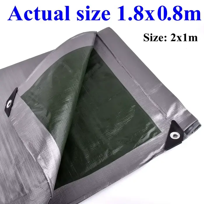 Bâche PE 0,32 mm imperméable pour extérieur, jardin, abri pour plantes, bateau, voiture, camion, auv