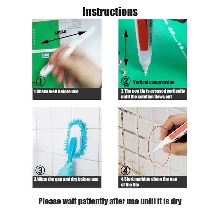 Marqueur de revêtement de coulis de carrelage