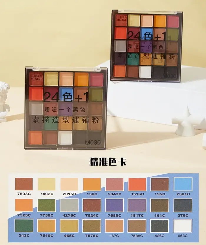 Poudre Pastel d'artiste douce 24 couleurs