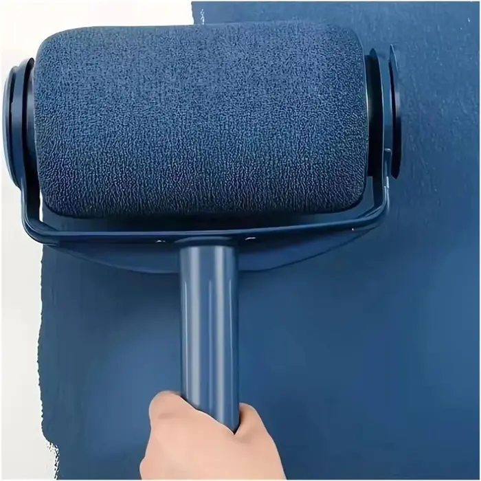 Rouleau de peinture rechargeable facile à remplir avec rangement intégré pour peindre les murs