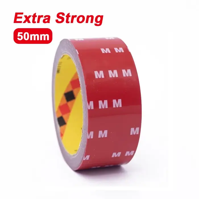 Ruban adhésif double face 3 mètres extra fort épaisseur 0.8mm haute viscosité spécial pour fixation voiture montage sans résidus facile à enlever idéal pour décoration réparation accessoires auto mais