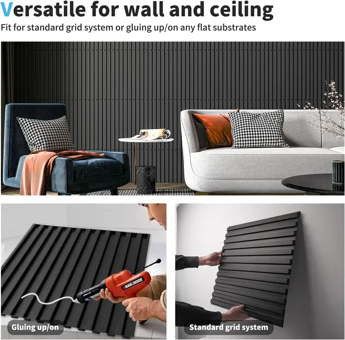 Panneaux muraux 3D pour décoration murale intérieure