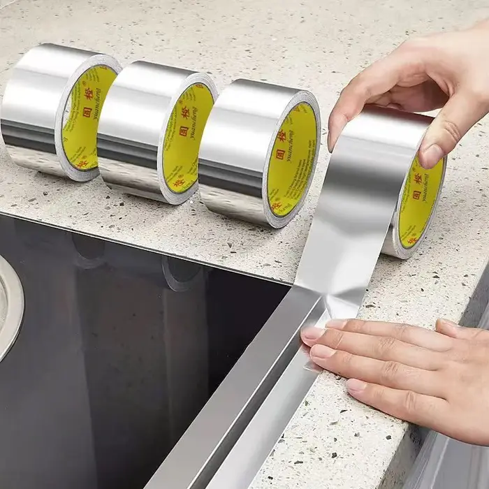 1 rouleau de ruban adhésif épais en aluminium pour cuisine