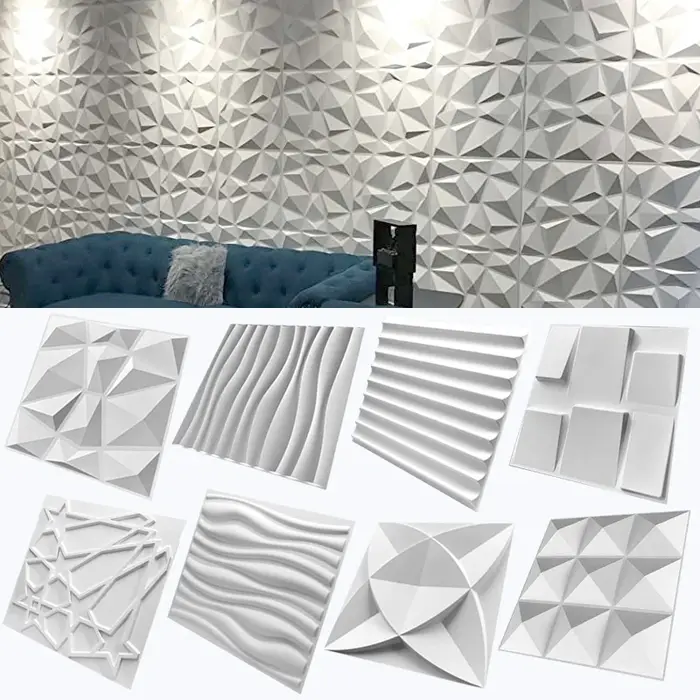 Panneau mural décoratif 3D 30cm
