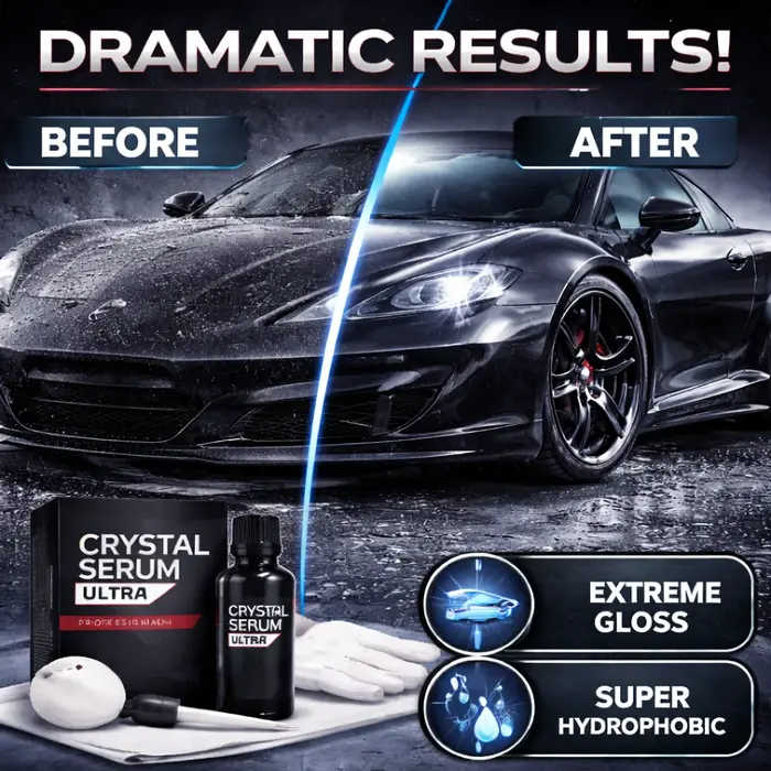 Sérum Crystal CSU Ultra CSL 10h Protection de peinture Garantie 9 ans Finition brillante Prolongeant la durée de vie