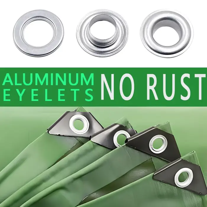 Oeillets en aluminium de 12MM avec rondelles