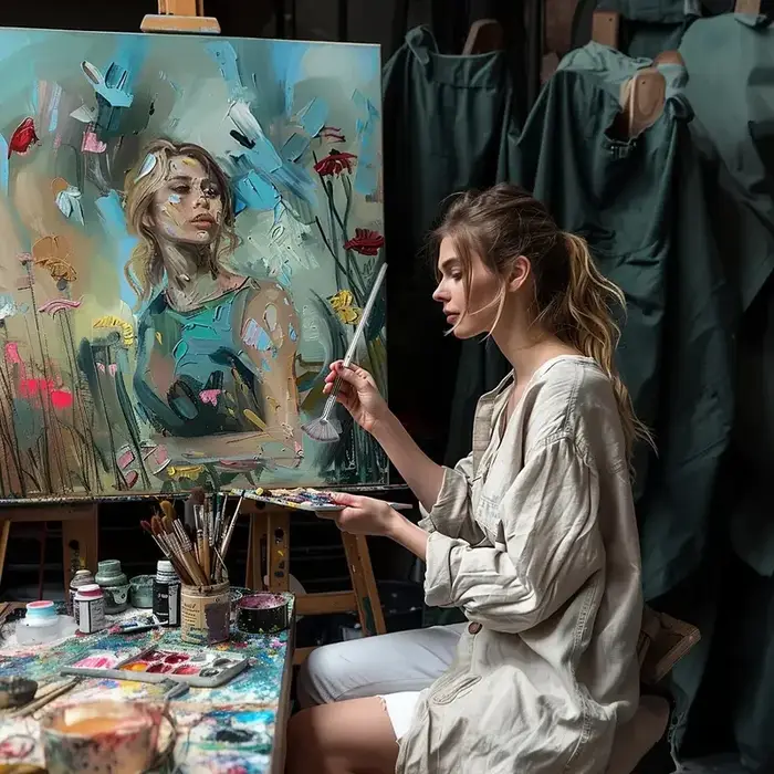 Ensemble de pinceaux professionnels pour artistes