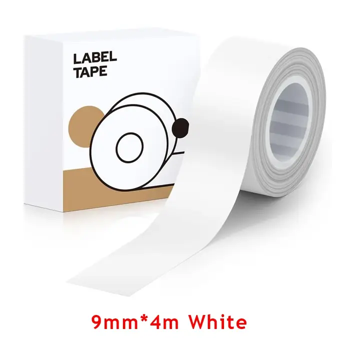 Rouleau de papier adhésif blanc/Transparent, 9mm 12mm 16mm, pour MAKEID M1/L1/E1 Mini/Mini HD, ruban