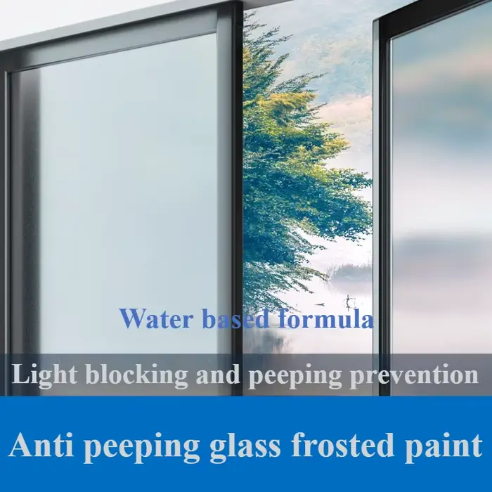 Peinture sur verre avec pinceau