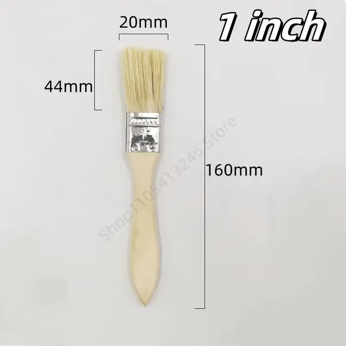 Lot de 5 brosses à manche en bois, qualité supérieure, poils doux, pour le nettoyage domestique, le 