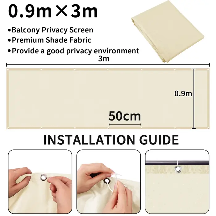 Bâche de protection imperméable pour clôture