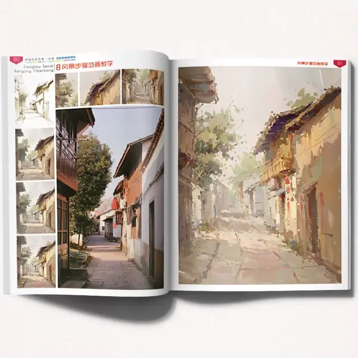 Livre de pratique de la peinture à la main