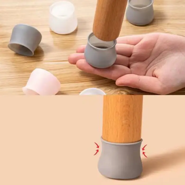 Housse de Protection des pieds de meubles en Silicone