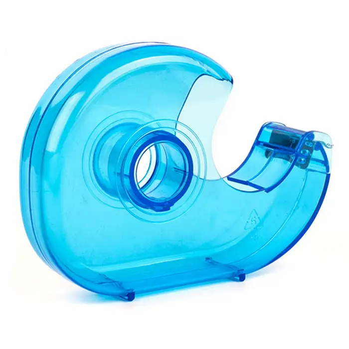 Distributeur de ruban adhésif en plastique, usage manuel, Transparent, coupe-ruban de bureau, bureau