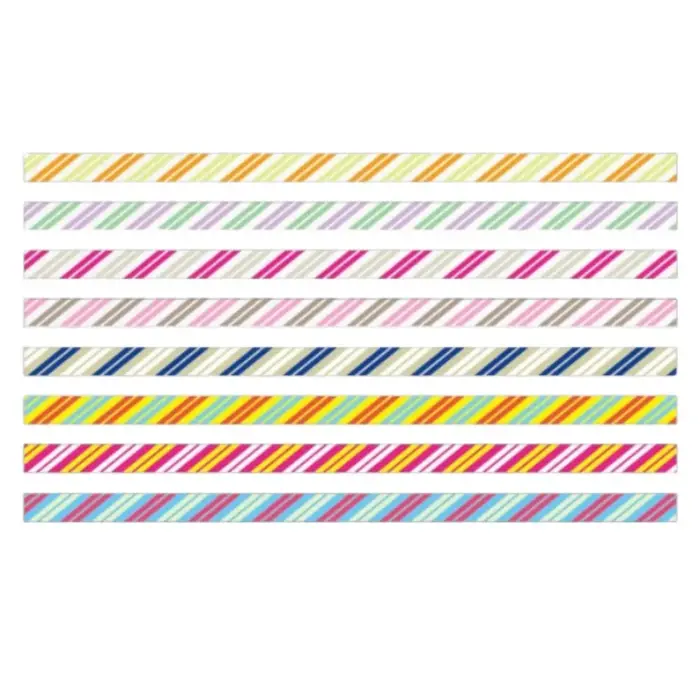 8 rouleaux de rubans décoratifs en papier, 8 rouleaux de ruban adhésif à grille de 3MM de large, aut