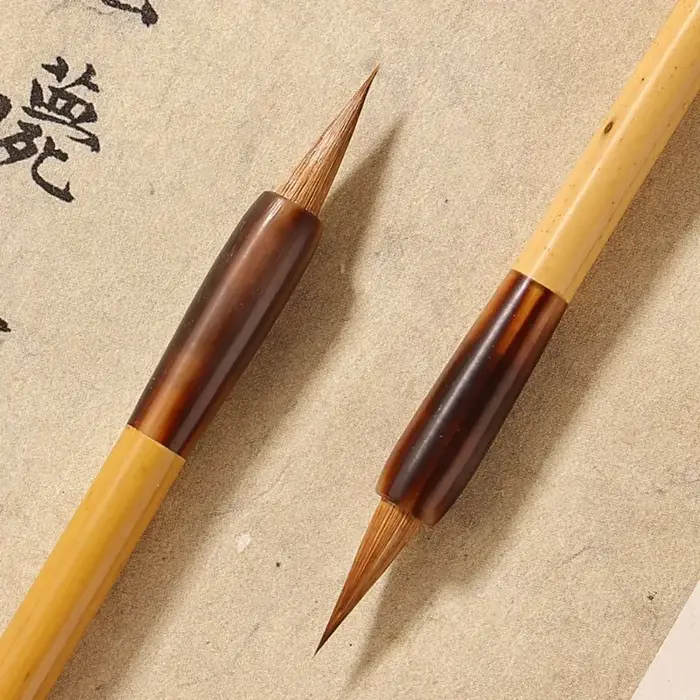 Pinceau de calligraphie chinoise à l'huile