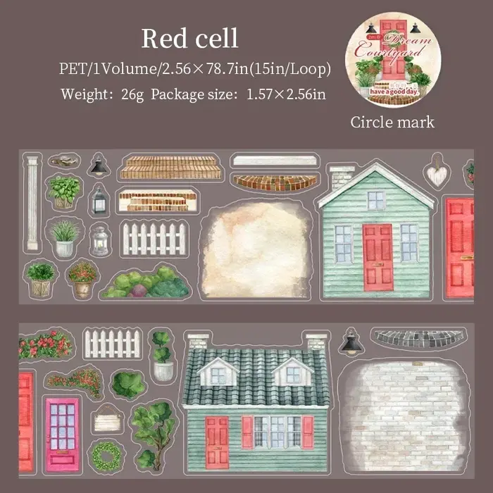 Rouleau de ruban adhésif découpé pour Scrapbooking