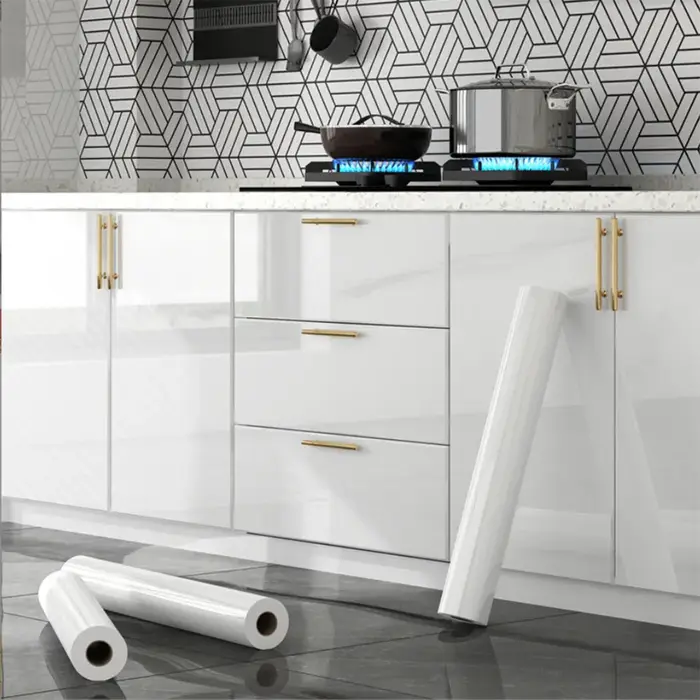 Papier peint vinyle brillant de 55 cm de largeur pour murs en rouleaux