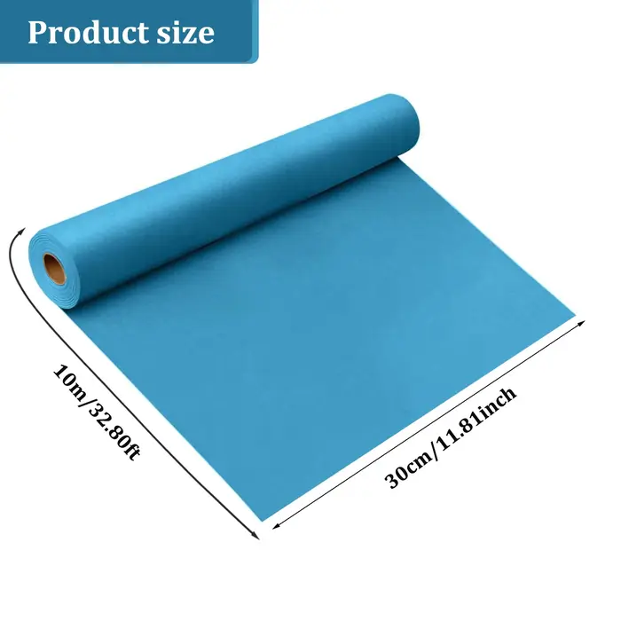 1 rouleau de papier kraft noir pour emballage cadeau et artisanat