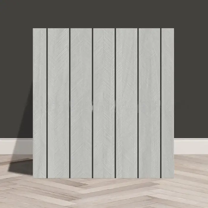 5 pièces de revêtements muraux autocollants à texture rayée imitation bois pour la rénovation et la 