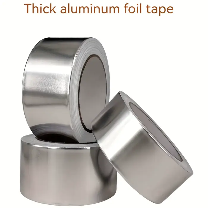 Ruban adhésif en aluminium - Résistant aux hautes températures et imperméable - Autocollants anti-graisse pour cuisine - Scellage des interstices aux bords