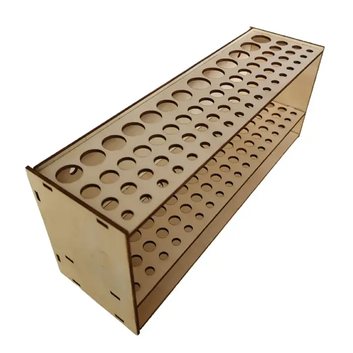 67 trous porte-pinceau support en bois