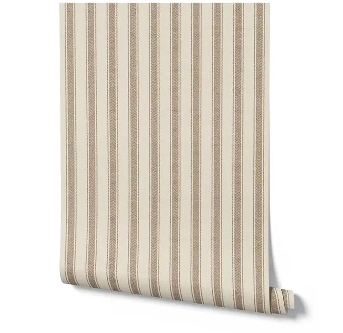 Papier peint rayé à décoller et à coller