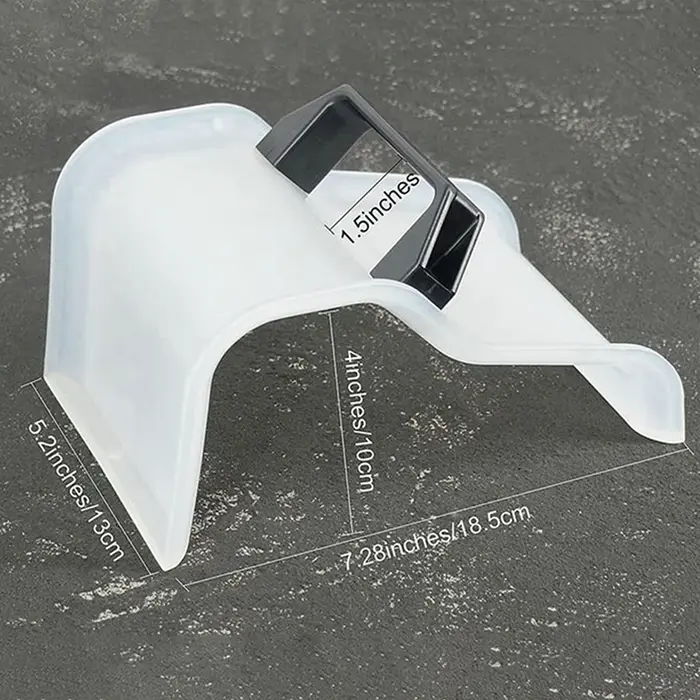 Outil de moule de fixation de forme de spatule de ciment de béton de plâtre de sol de modélisation de bricolage