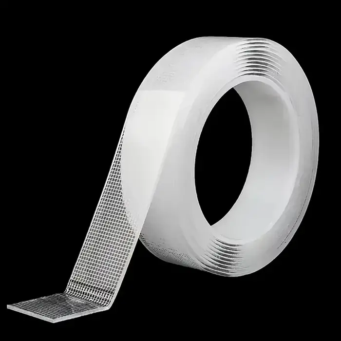 1 bande adhésive nano ultra-résistante double face, transparente, amovible, imperméable, bande colla