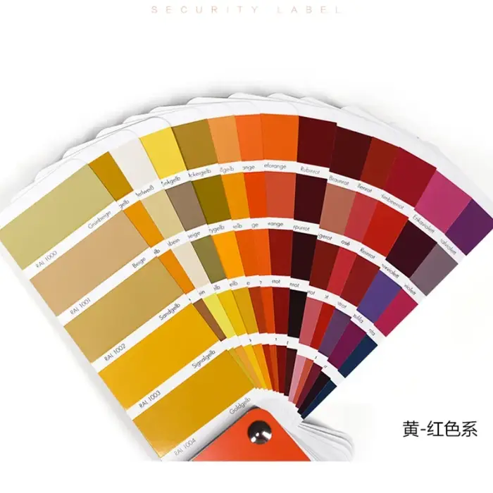 RAUL-Revêtements de Peinture, Norme Internationale RAL K7, Carte de Couleurs