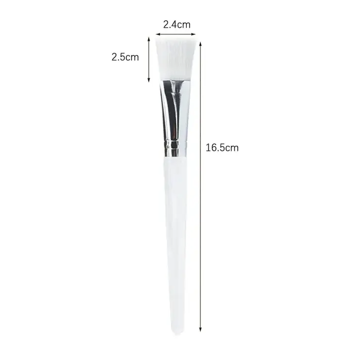 Brosse à masque à poignée transparente