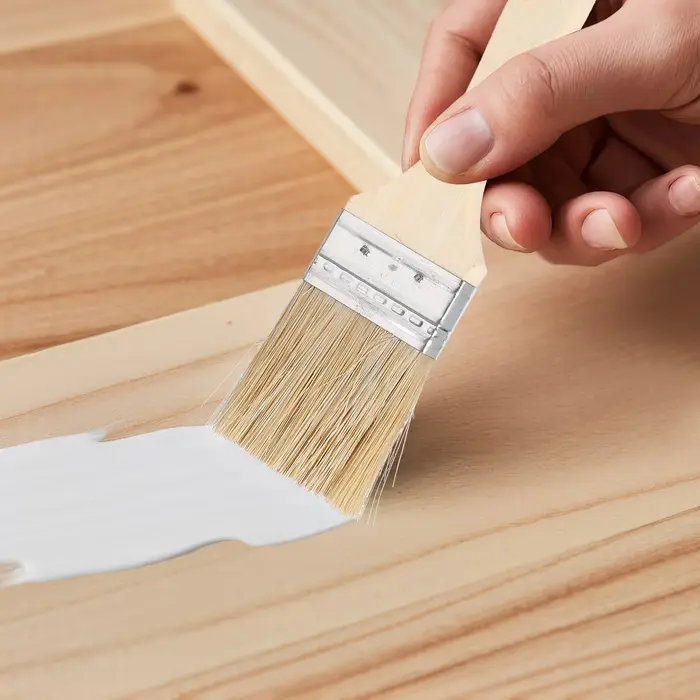 Pinceaux à peinture pour mur, 10 pièces, jointure pour maçonnerie, soie mélangée épaisse, manche en bois de fibres fines, réutilisables et durables pour l'huile et l'aquarelle