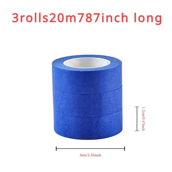Ensemble de 3 rouleaux de ruban de peinture multi-surfaces