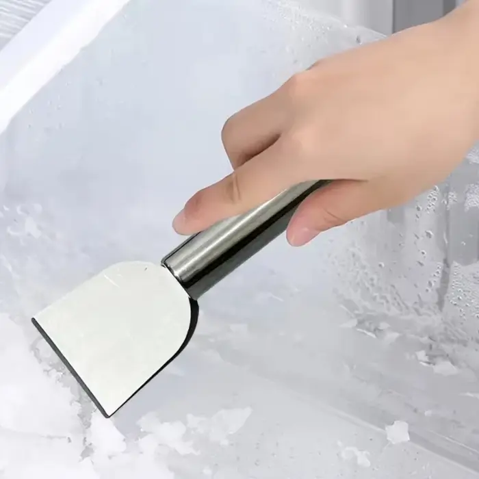 Lot de 2 grattoirs de nettoyage polyvalents en métal pour taches d'huile de cuisine