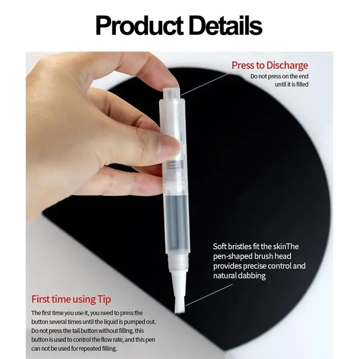 Stylo de peinture de retouche rechargeable