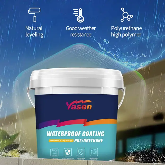 Revêtement imperméable en polyuréthane à base d'eau